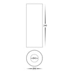 Nella Brass Coloured Surface Mounted Round Downlight