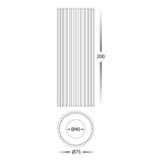 Nella White Surface Mounted Round Downlight