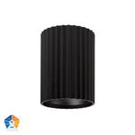 Nella Black Surface Mounted Round Downlight