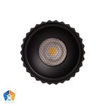 Nella Black Surface Mounted Round Downlight