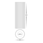 Nella White Surface Mounted Round Downlight
