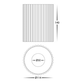 Nella Surface Mounted Round Downlight