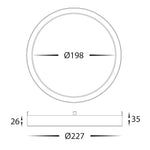 Auster trim to suit HV5863S-WHT