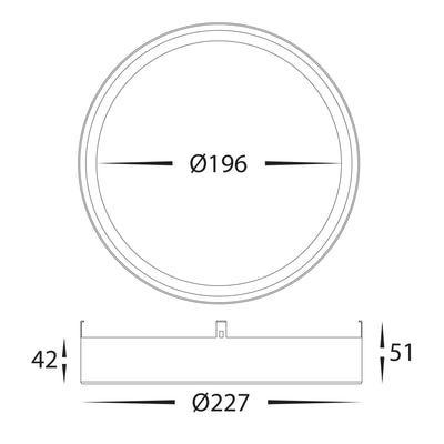 Auster Black + Gold trim to suit HV5863S-WHT