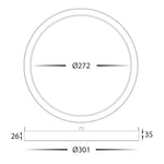 Auster trim to suit HV5864S-WHT