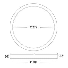 Auster trim to suit HV5864S-WHT