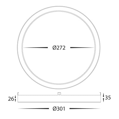 Auster trim to suit HV5864S-WHT