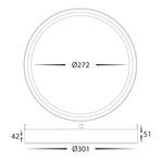 Auster White + Gold trim to suit HV5864S-WHT
