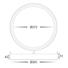 Auster White + Gold trim to suit HV5864S-WHT