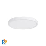 Auster White Dimmable 300mm Slim Oyster Light