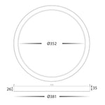 Auster trim to suit HV5865S-WHT