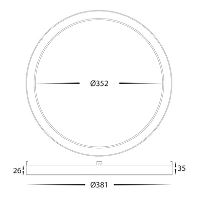 Auster trim to suit HV5865S-WHT