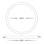 Auster trim to suit HV5865S-WHT
