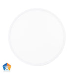 Auster White Dimmable 380mm Slim Oyster Light
