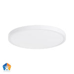 Auster White Dimmable 380mm Slim Oyster Light