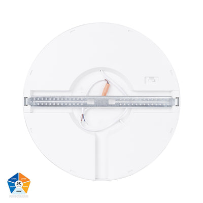 Auster White Dimmable 380mm Slim Oyster Light