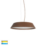 Noyer Walnut Coloured 420mm Pendant Light