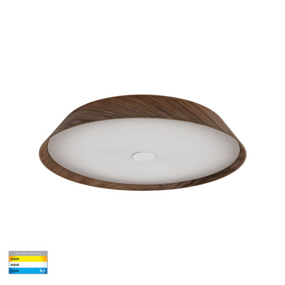 Noyer Walnut Coloured 510mm Oyster Light