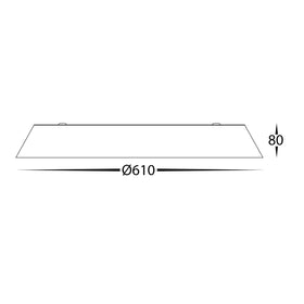 Noyer Walnut Coloured 330mm Oyster Light