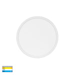 Slim White Dimmable 200mm Surface Mounted Slim Oyster Light