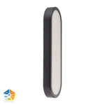 Auster Black Wall Light with Alabaster Glass