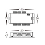 6 Channel SPI Repeater 42mm × 13mm