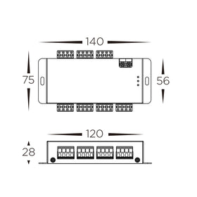 6 Channel SPI Repeater 42mm × 13mm