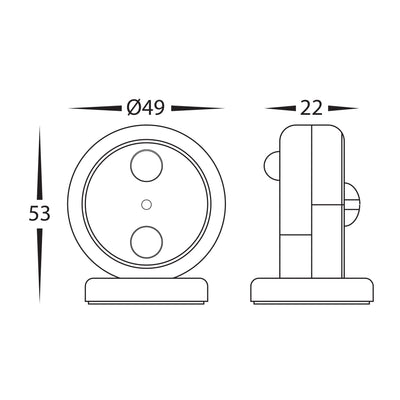 Wireless Touch Sensor Switch with PIR