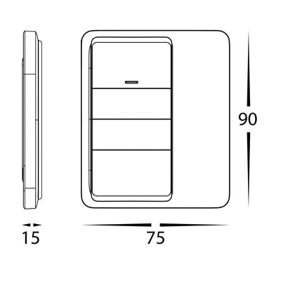 Wireless Press Wall Switch