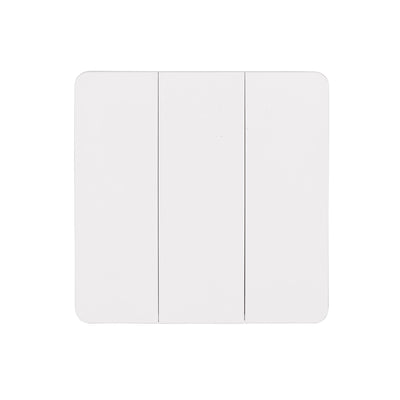 Three Gang White Kinetic Wall Switch