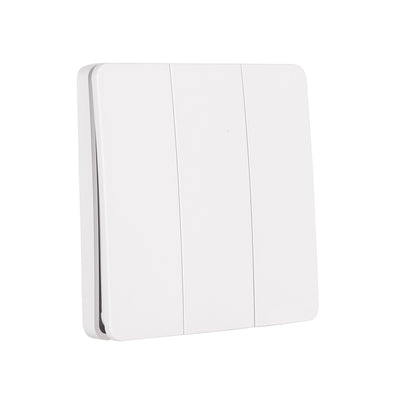 Three Gang White Kinetic Wall Switch
