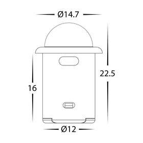 Black PIR Sensor Switch