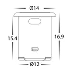 Black Dual Door Sensor Switch