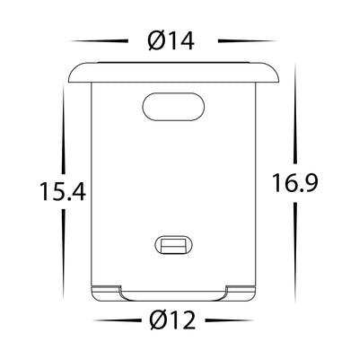 Black Dual Door Sensor Switch