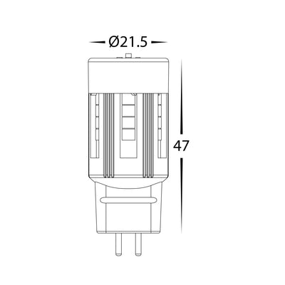 Bi Pin 12v G4 -DC 3w