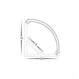 Small Corner Profile 10mm × 10mm