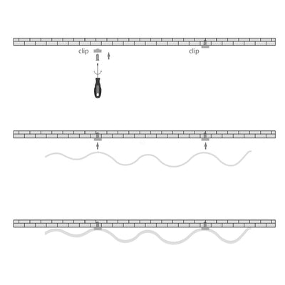 2x Mounting Clips to suit HV9693-1806