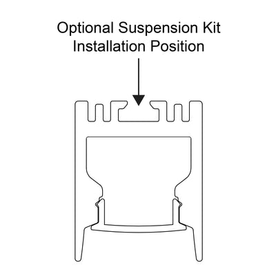 Suspended Profile 20mm × 25mm