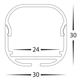 2x end caps to suit HV9693-3030