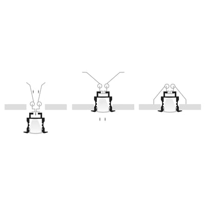 2x End Caps to suit HV9695-2520 - 1 plain & 1 with cable ent
