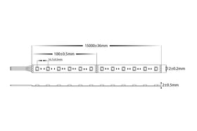 11w RGB Long Run LED Strip Lighting - IP20 / Per Metre