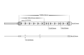 11w RGBW Long Run LED Strip Lighting - IP67 / Per Metre
