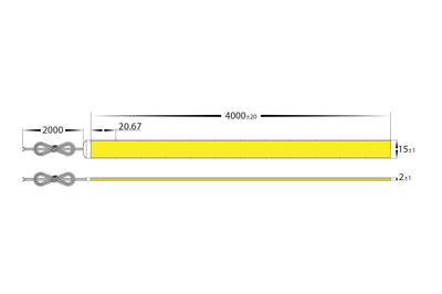 25W Strip Lighting - IP20 / Per Metre