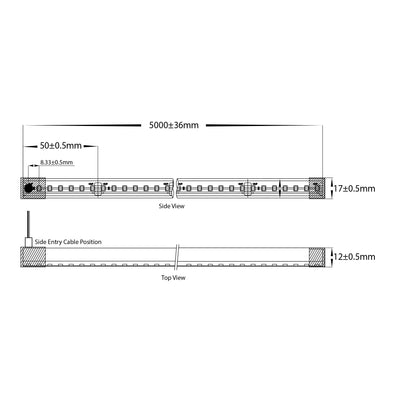HAVIFLEX Flexible LED Strip 12mm x 17mm - IP67 / 20 Metre Ro
