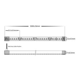 HAVIFLEX Chasing Flexible LED Strip 12mm x 17mm - IP67 / Per Metre