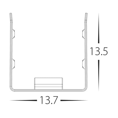 Bendable channel 1 Metre length ( 2x500mm) to suit HV9796 HAVIFLEX