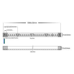HAVIFLEX Flexible LED Strip 15mm x 15mm - IP67 / Per Metre