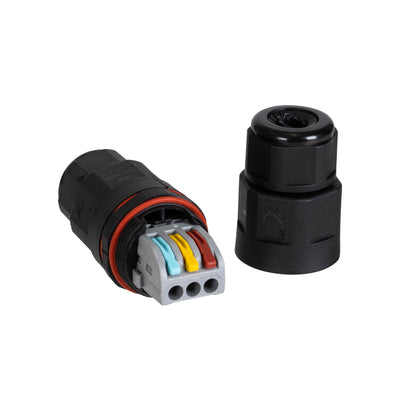 2 Way IP68 3 Pin Weatherproof Connector