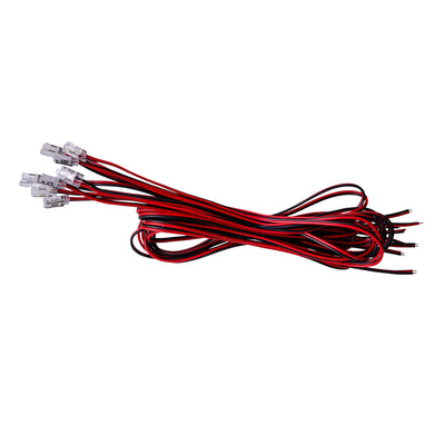 10X 1m Cable with Crimp Connector to suit 8mm IP20 LED Strip