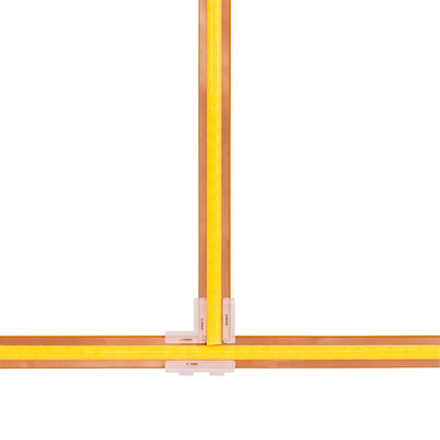8mm PCB T- Shape LED Strip Connector to suit IP20 LED Strip-5PK